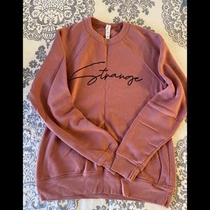 Strange bikinis crew neck sweatshirt